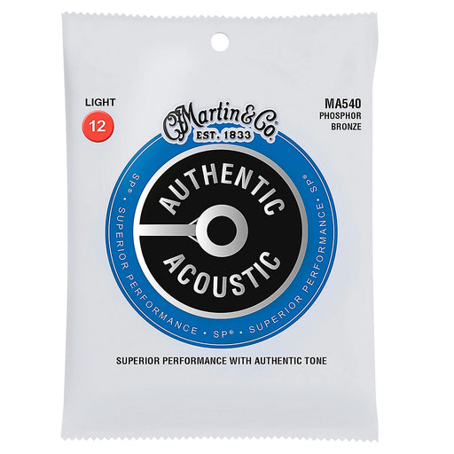 Martin Acoustic SP Guitar Strings Phosphor Bronze 12-54 Light MA540