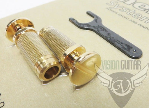 TonePros Metric (PRS Large Cap) Locking Studs MSPRS-G Gold