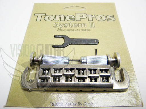 TonePros Locking Studs PRS Large Studs Wraparound Aged Nickel AVT2P-AN