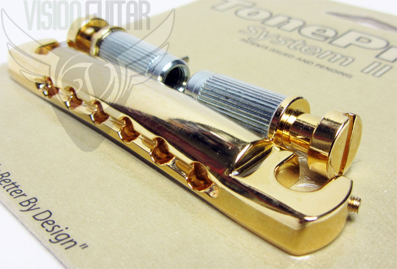 TonePros 8mm Metric Aluminum Locking Tailpiece T1ZA-G Gold