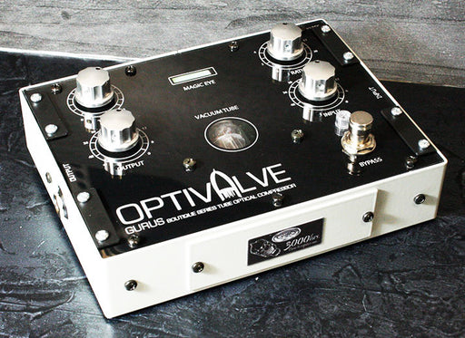 Gurus Amps OPTIVALVE Tube-Optical Compressor Pedal