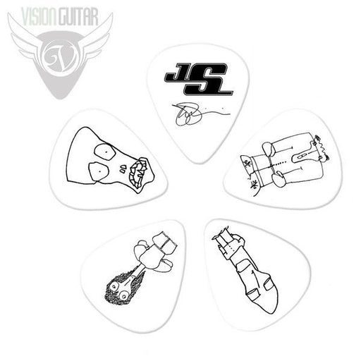 Planet Waves Joe Satriani Signature Guitar Picks - Light Gauge .46mm - White