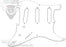 PRE CBS 8-Hole Stratocaster Strat PICKGUARD 1-Ply SOLID WHITE