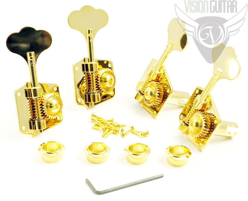 Gotoh Vintage Style Exact Replacement For Pre-CBS Fender Bass - Gold