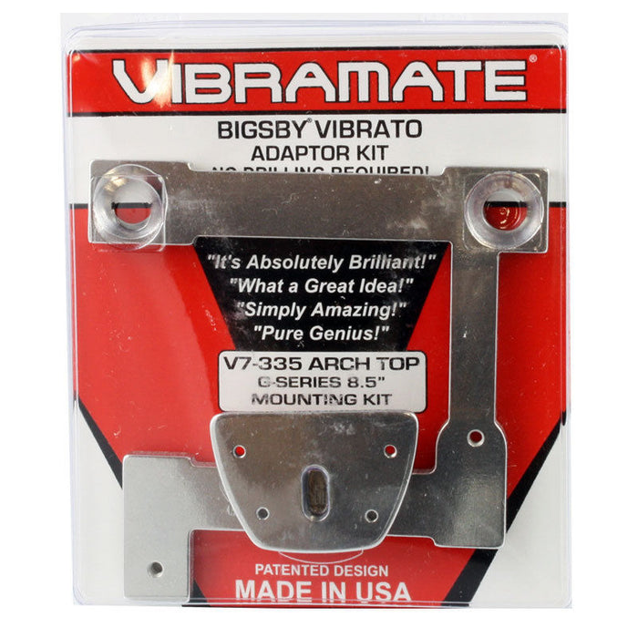 Vibramate V7-335 Model G-Series 8.5" Archtop Quick Mount Kit - Nickel