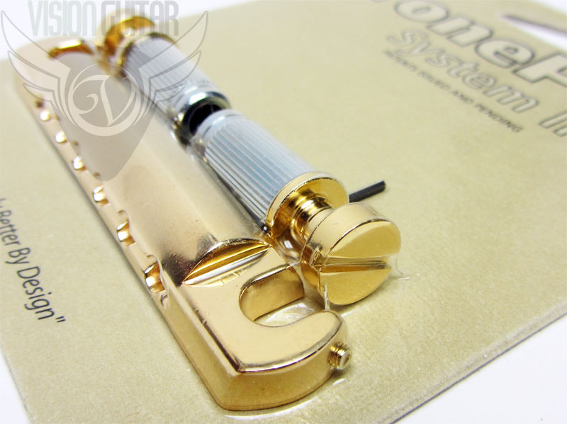 TonePros Standard Locking Stop Tailpiece T1ZS-G Gold