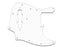 WD Music Fender USA JAZZ BASS Pickguard 1-Ply White (JB-302)