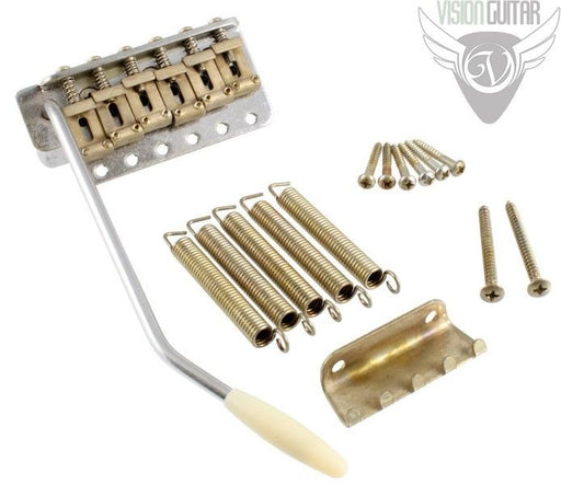 Gotoh Vintage Style Tremolo With Steel Block - Factory AGED - GE101TS