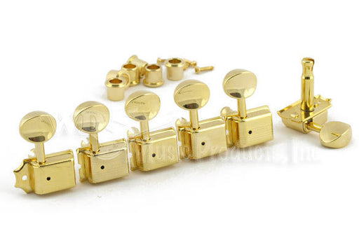 KLUSON SD90SLG 3 Per Side GOLD/PEARL TUNERS Tuning Machines SET of 6
