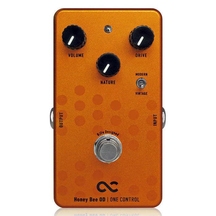 One Control Honey Bee OD Overdrive Pedal Designed By BJFe