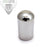 Schaller Quality Chrome Plated Brass Switch Knob Tip for Switchcraft Toggles
