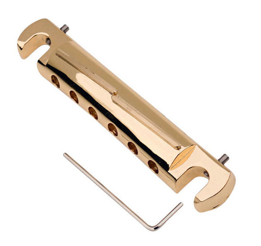 Faber 3322 Tone-Bar Compensated Wrap Tailpiece/Bridge Gloss Gold
