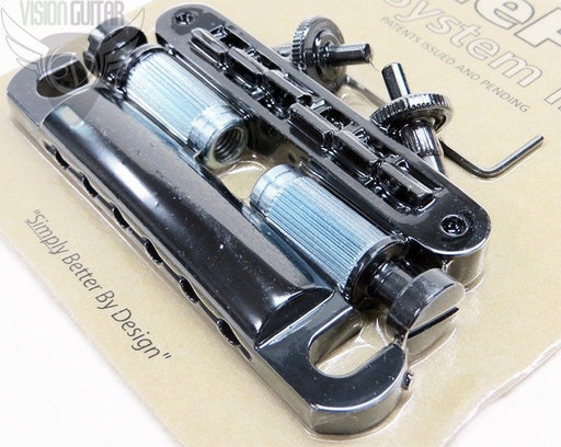 TonePros Nashville Complete Bridge & Tailpiece Set LPS02-B Black Finish