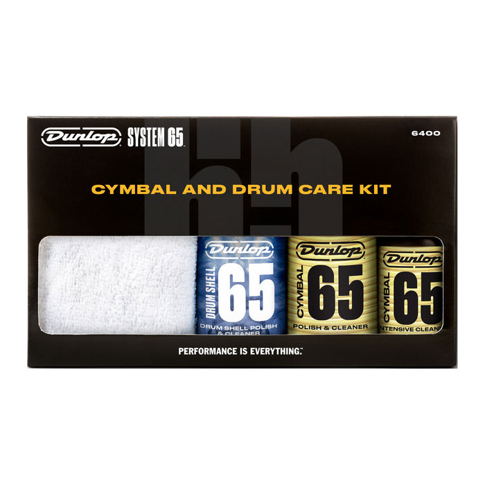 Dunlop System 65 Cymbal & Drum Care Kit 6400