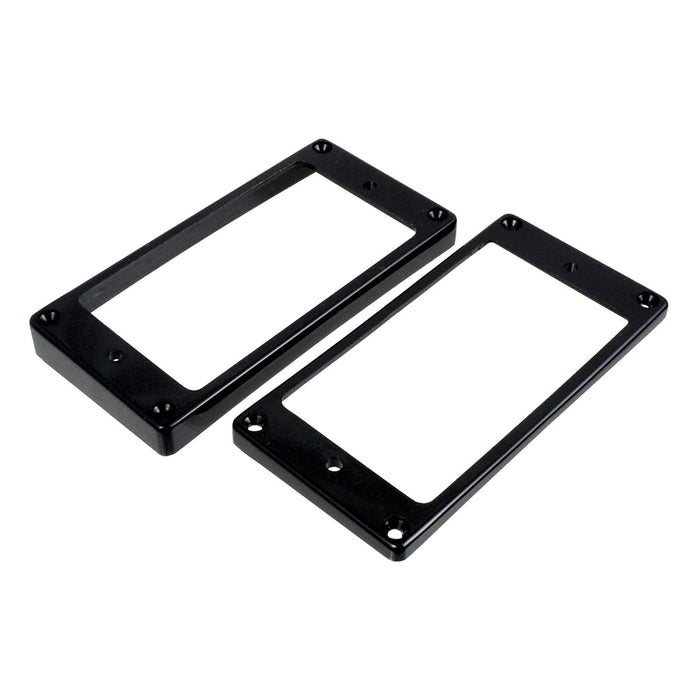 Les Paul Curved Tapered Humbucker Black Pickup Ring Set PC-0733-023