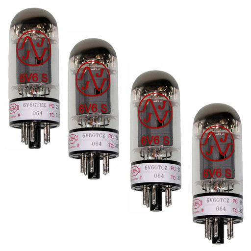 Ruby JJ Matched Quad 6V6 Power Tubes 6V6GTCZ