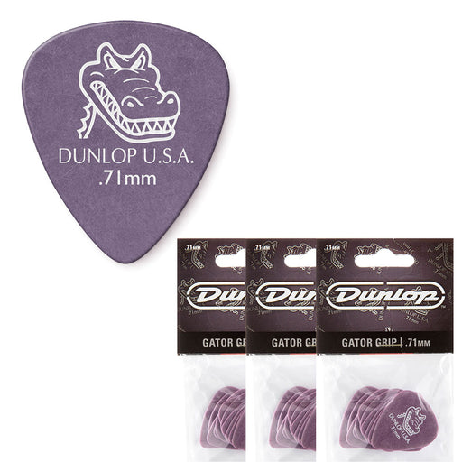 Dunlop 417R.71 Gator Grip Guitar Picks .71mm 72-Pack