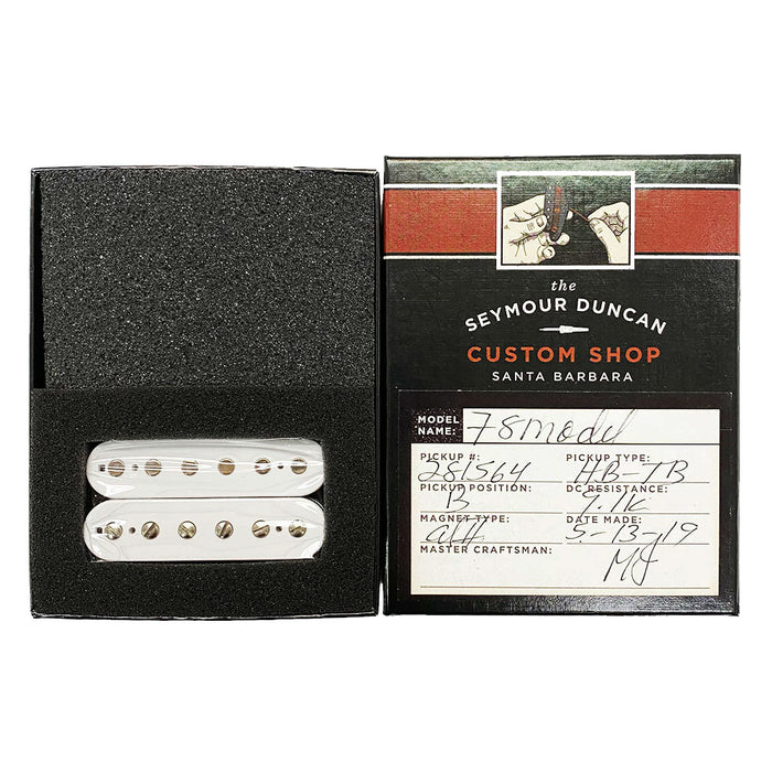 Seymour Duncan '78 Model Custom Shop 50mm HB Humbucker White