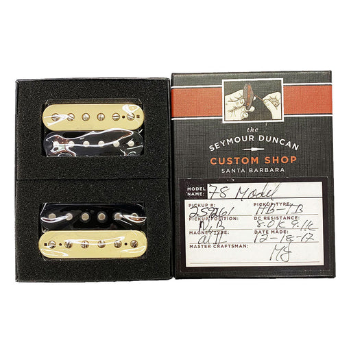 Seymour Duncan Custom Shop ’78 Model 52mm TB Trembucker Pickup Set Zebra