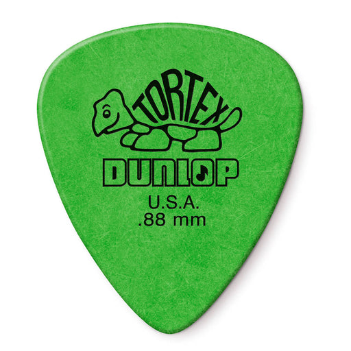 Dunlop 418 Tortex Standard Guitar Picks Green .88mm 36-Pack 418B.88