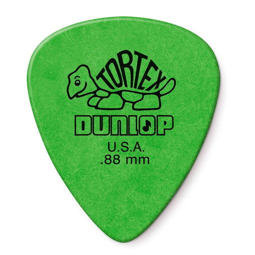 Dunlop 418 Tortex Standard Guitar Picks Green .88mm 72-Pack 418R.88