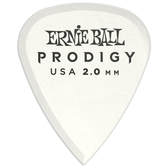 Ernie Ball P09202 2.0mm White Standard Prodigy Picks 12-Pack
