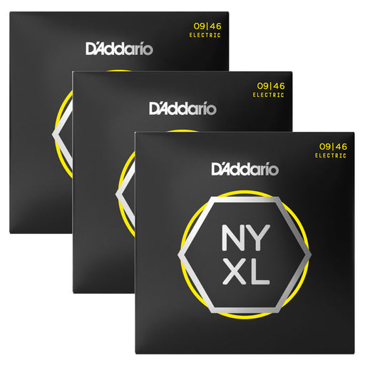 3 Sets! D'Addario NYXL 09-46 Super Light Top Regular Bottom Set NYXL0946