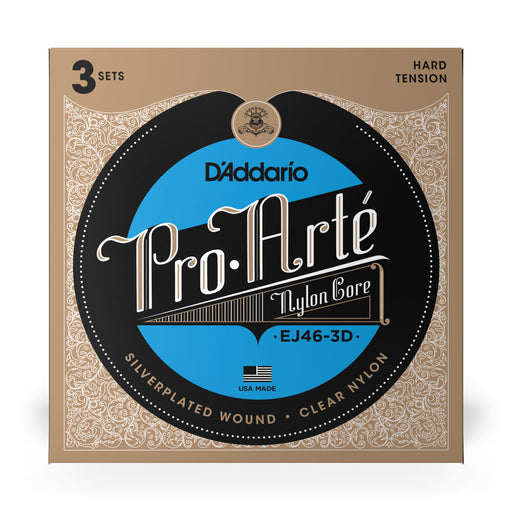 D'Addario EJ46 Pro-Arté Nylon Hard Tension EJ46-3D