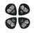 Planet Waves BLACK ICE GUITAR PICKS - Medium .80 mm (25-Pack)