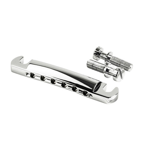 Kluson USA Standard Stop Tailpiece Steel Studs Chrome KSTOP-C