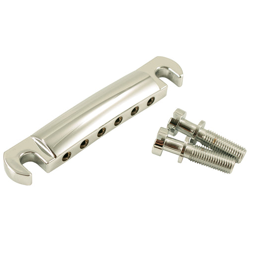 Kluson USA Zinc Stop Tailpiece With Steel Studs Chrome KSTOP-C