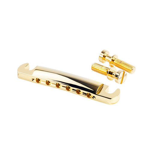 Kluson USA Standard Stop Tailpiece Steel Studs Gold KSTOP-G