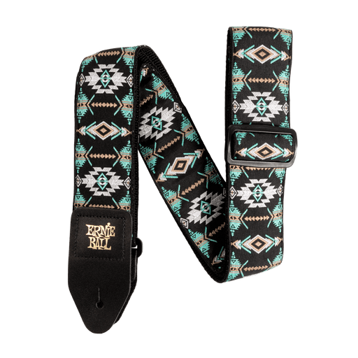 Ernie Ball Southwestern Turquoise Jacquard Strap P05325