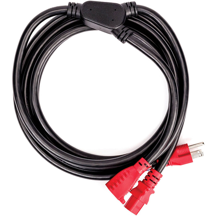 D'Addario PW-IECPB-10 IEC to NEMA Plug Power Cable+ 10FT (USA)