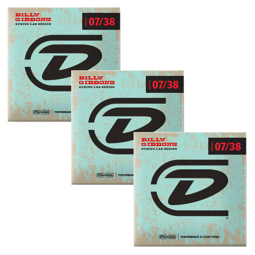 Dunlop (3-Pack) Rev Willy's Billy Gibbons Signature Guitar Strings 07-38