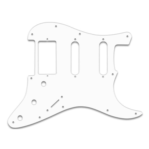 WD Music Stratocaster HSS Pickguard White .090 STQ-202