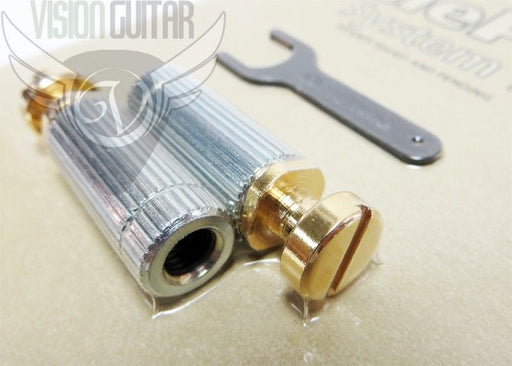 TonePros Vintage (1950's) Steel Long Tail GOLD Locking Studs VSXL-G