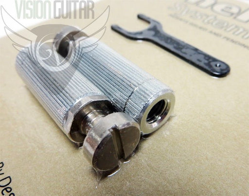 TonePros Vintage (1950's) Steel Long Tail AGED NICKEL Locking Studs VSXL-AN