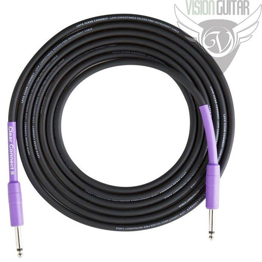 Lava 15' CLEAR CONNECT Instrument Cable - Abbatron Plugs