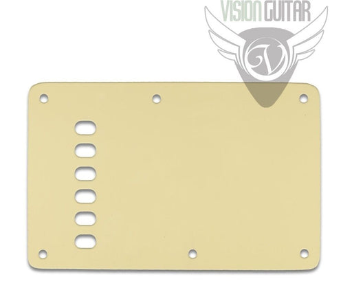 Strat BACKPLATE Vintage Style .060 Thin Cream - Oval Holes (STBV-3606T)