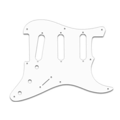 Fender 1-Ply White 8-Hole Mount S/S/S Stratocaster Pickguard 0992017000