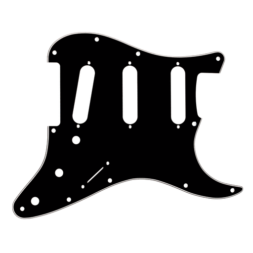 Fender 11-Hole Modern-Style Stratocaster B/W/B Pickguard 0991359000