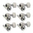 Sperzel 6-in-line Staggered Locking Tuners Satin Chrome TK-7467-011