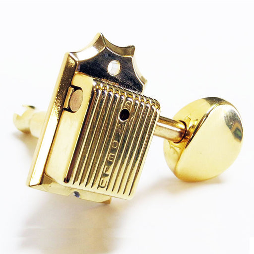 TonePros TPKV6-G Vintage "50's" 6-In-Line Gold Kluson Tuners