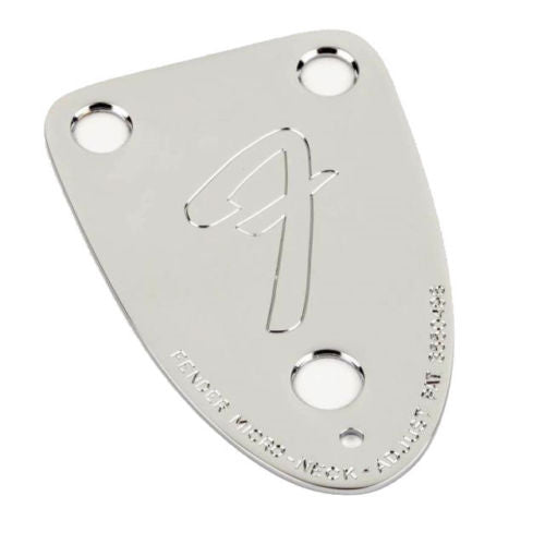 Fender USA 3-Bolt F Neck Plate Chrome 0054525049 — Vision Guitar