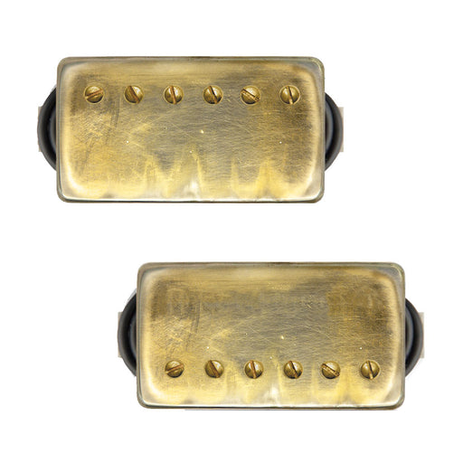 Bare Knuckle The Mule Humbucker Pickup Set 50mm Aged Gold Covers