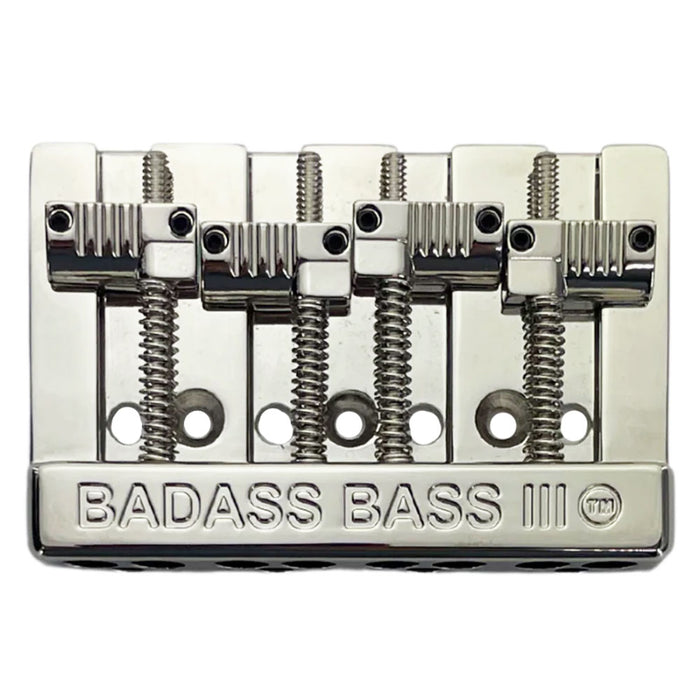 Leo Quan Badass III 4-String Bass Bridge Grooved Saddles Chrome BB-3343-010
