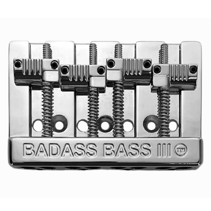 Leo Quan Badass III 4-String Bass Bridge Grooved Saddles Nickel BB-3343-001