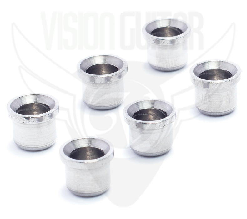 Callaham Traditional Stainless Steel String Ferrules (Full Set of 6)