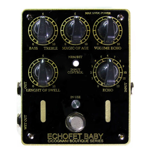 Cicognani Engineering Echofet Baby Modulated Delay Pedal
